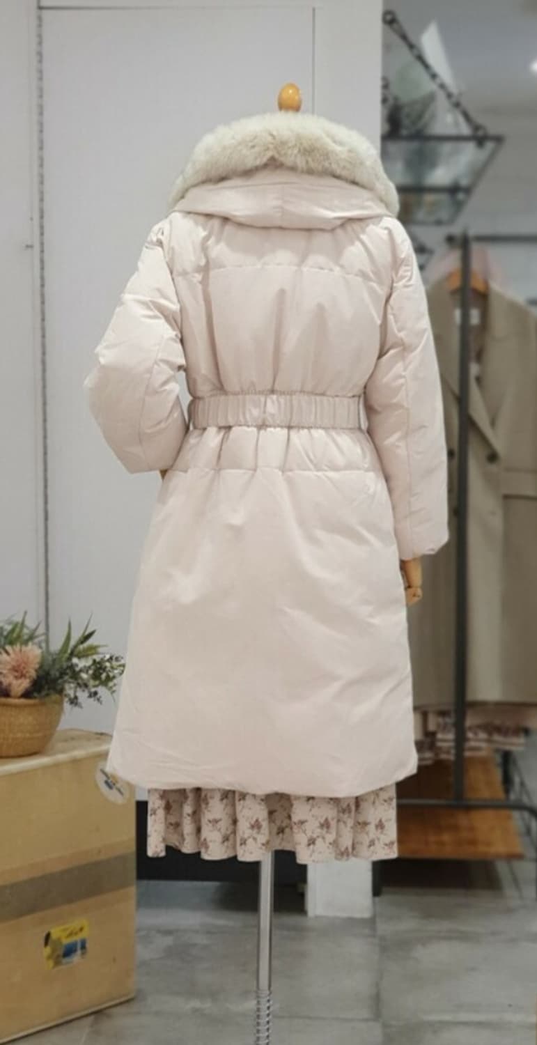 여성 S 써스데이아일랜드 폭스퍼 오리털 패딩 상품이미지10