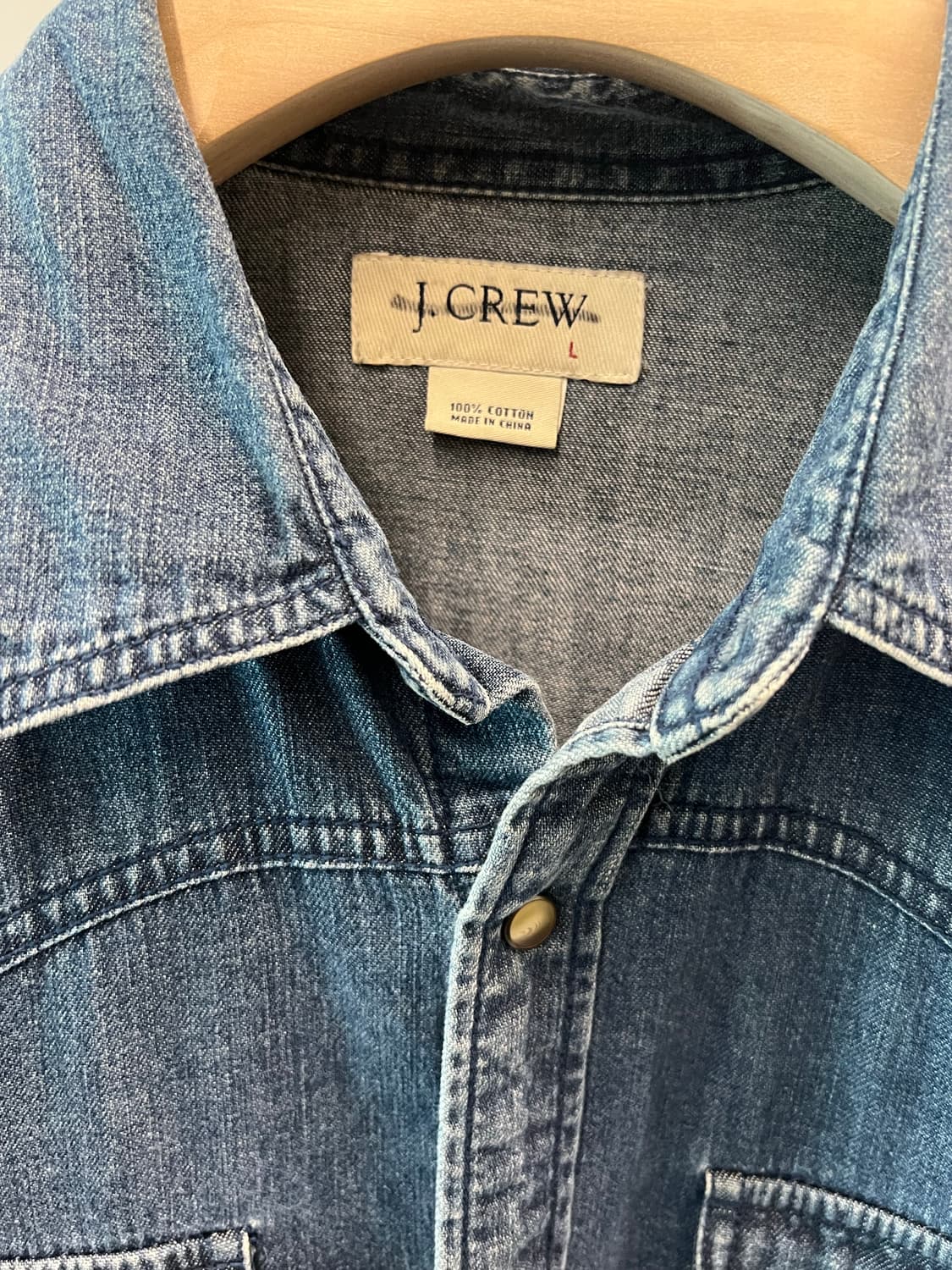 제이크루 웨스턴 데님 셔츠 상품이미지3