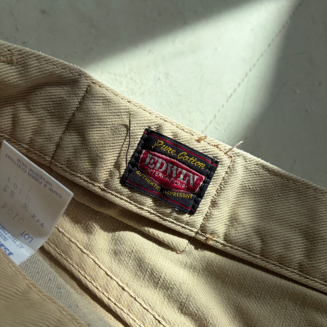 에드윈 빈티지 코튼팬츠 33 상품이미지5