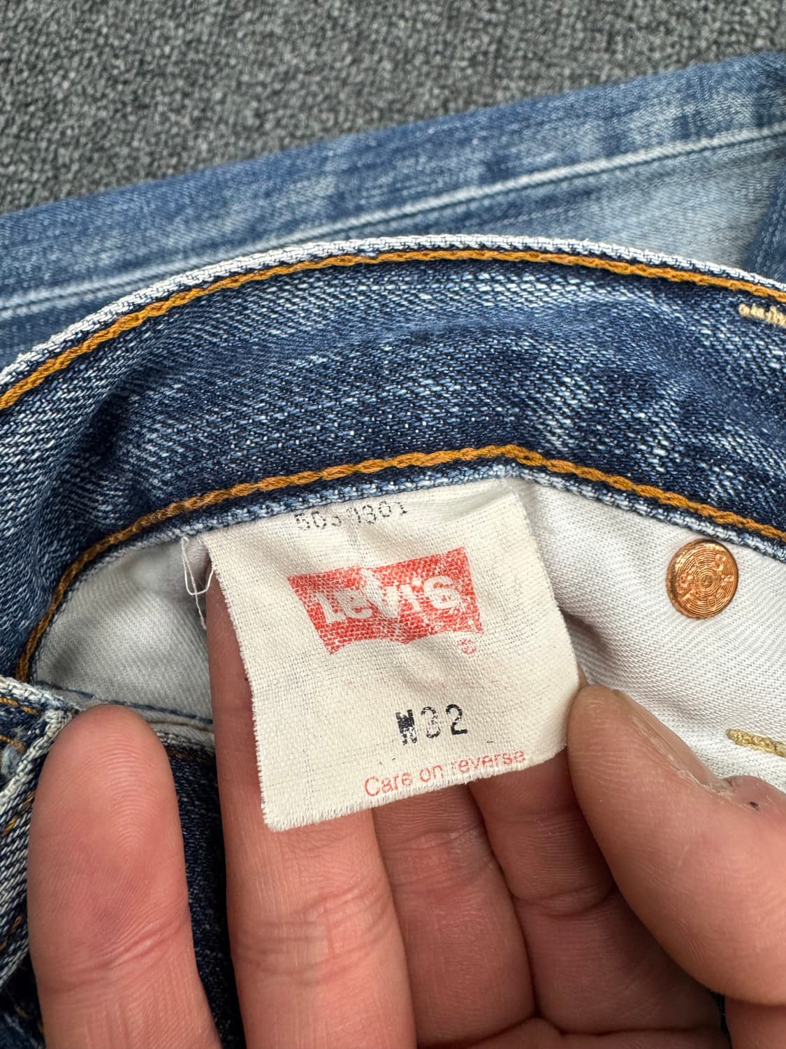 32)리바이스 빈티지 503 워싱 데님팬츠 상품이미지6