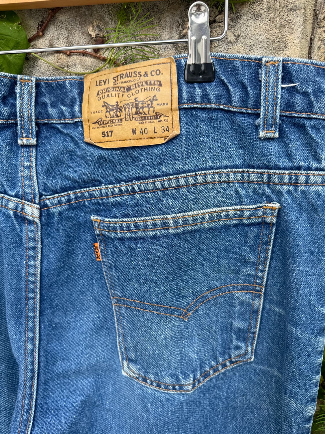 90s levis usa 517 웨스턴 부츠컷 데님 팬츠 리바이스 상품이미지7