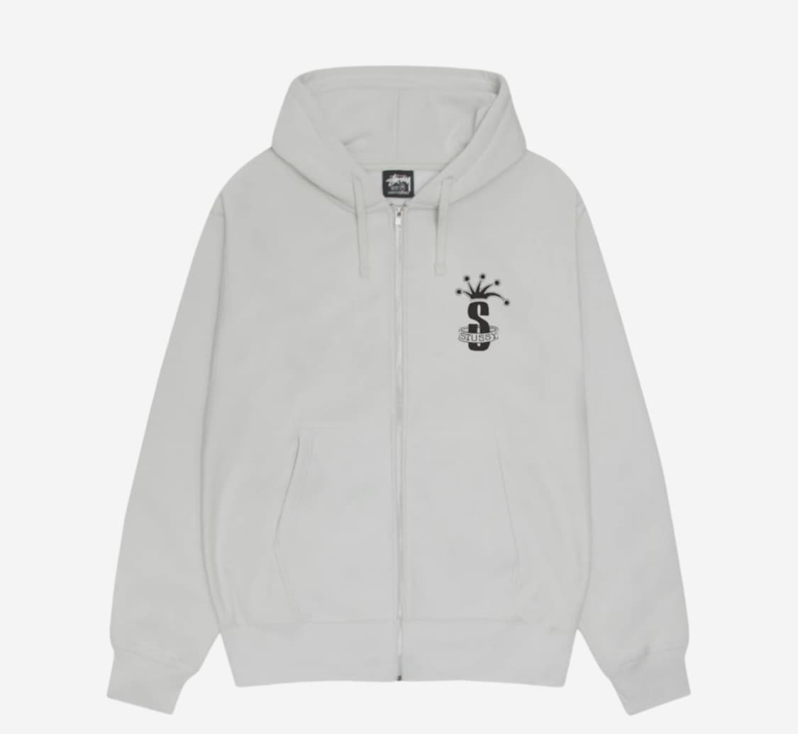 Stussy Crown Band Zip Hoodie Fog 구해요 상품이미지2