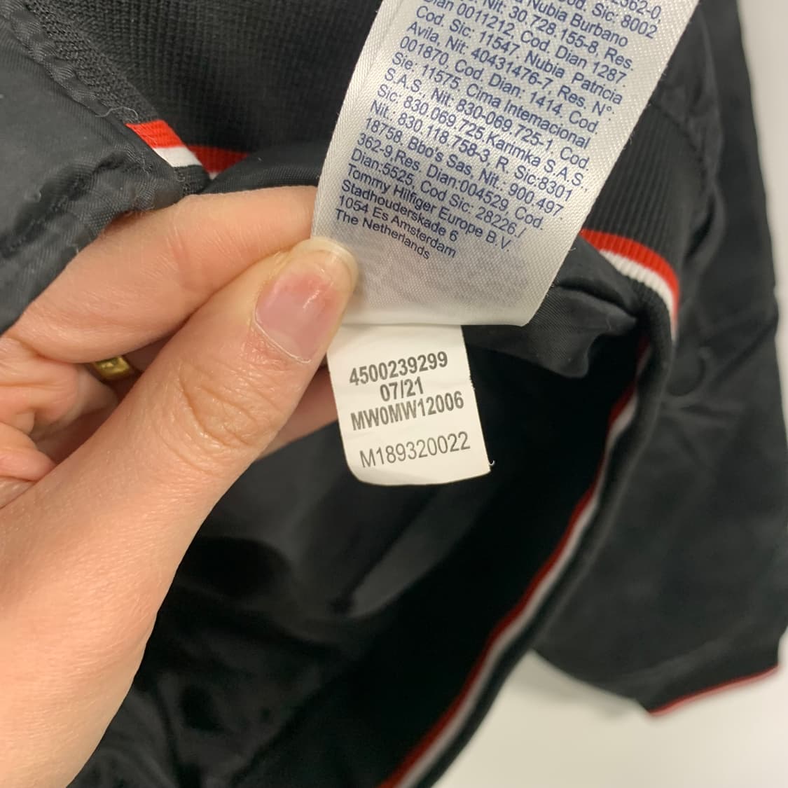 타미힐피거 블랙 포켓 봄버 자켓 상품이미지6