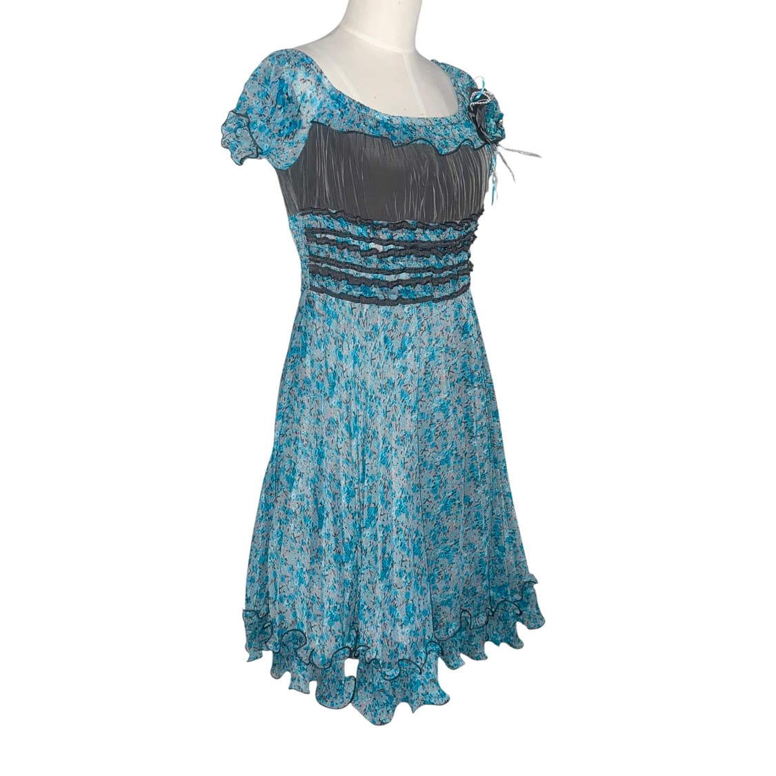 Turkey blue petit mini dress 상품이미지2
