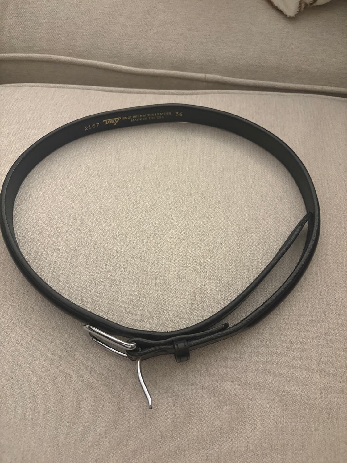 TORY BELT 2167 Black silver 토리 벨트 36사이즈 상품이미지2