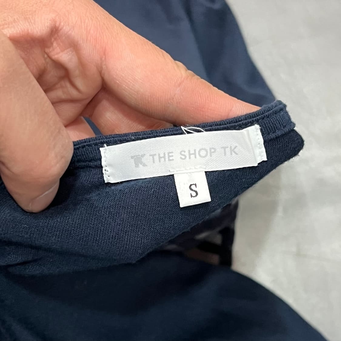  the shop tk 스트라이프 레이어드 반팔티 y16046 상품이미지6