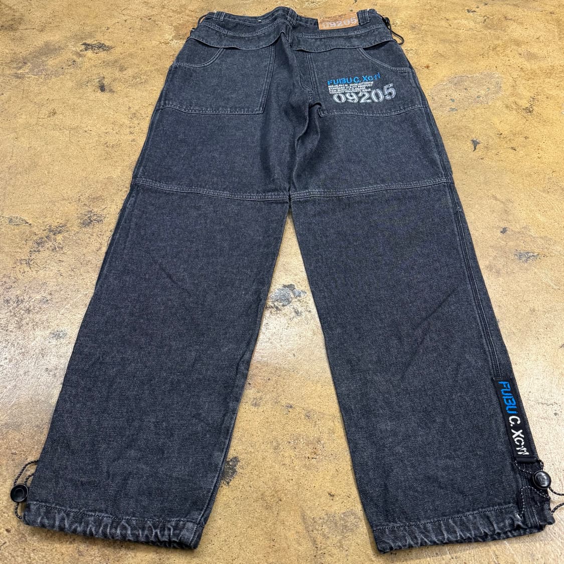 [ 정품/76-94 ] FUBU 올드스쿨 와이드 데님 청바지 상품이미지3