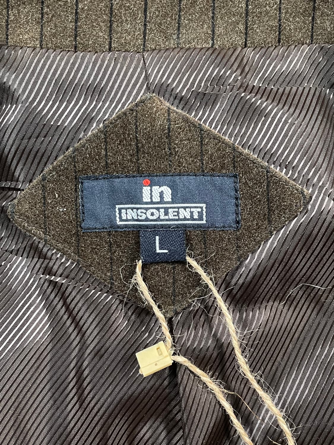 빈티지 스트라이프 블루종 자켓 상품이미지6