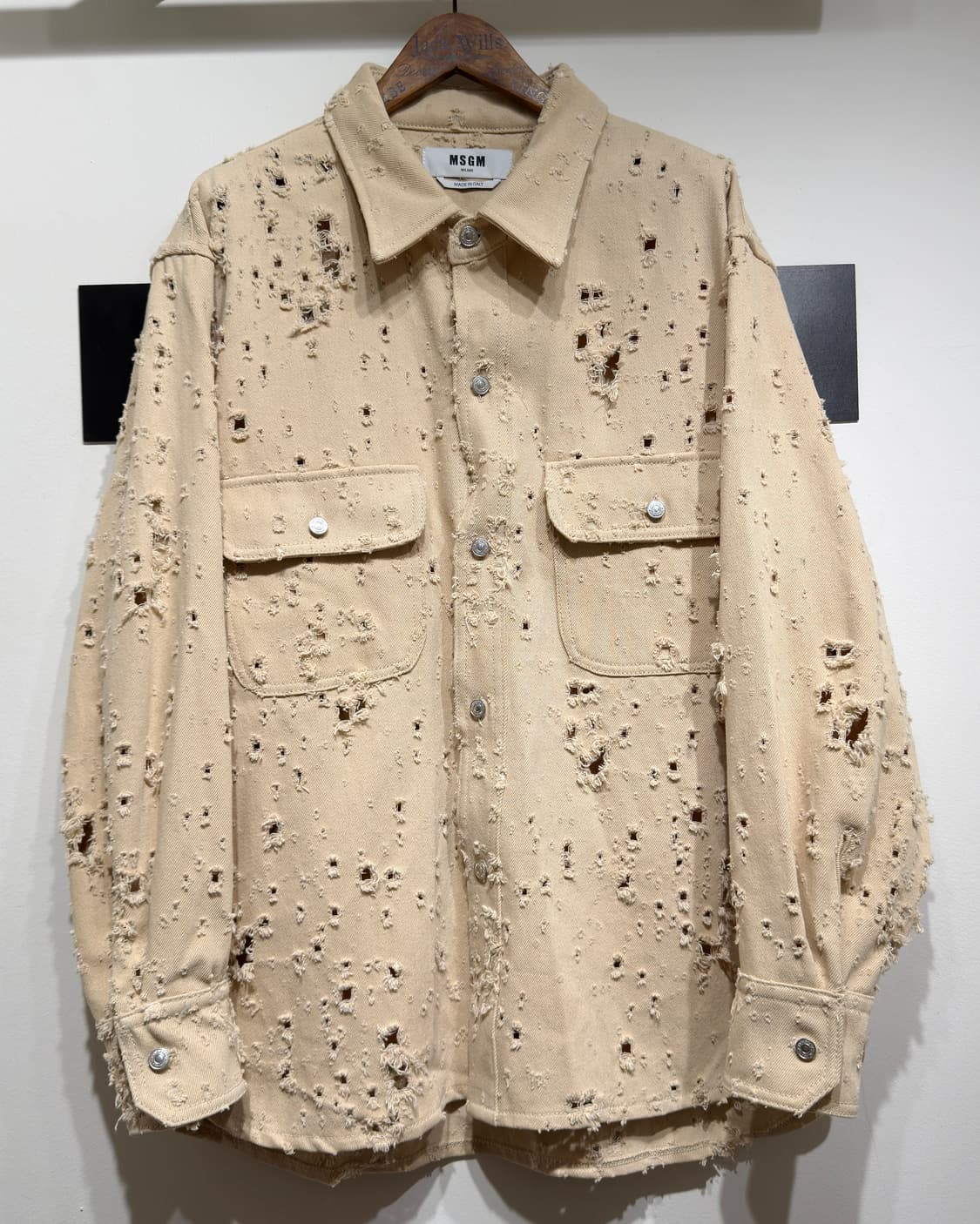 MSGM 이태리 데미지 자켓 상품이미지1
