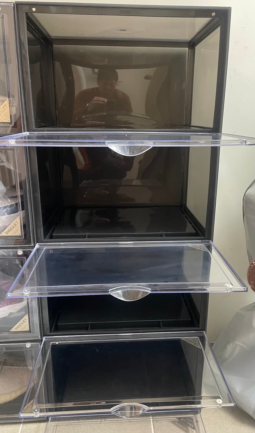 슈브제 와이드 블랙 신발케이스 상품이미지3