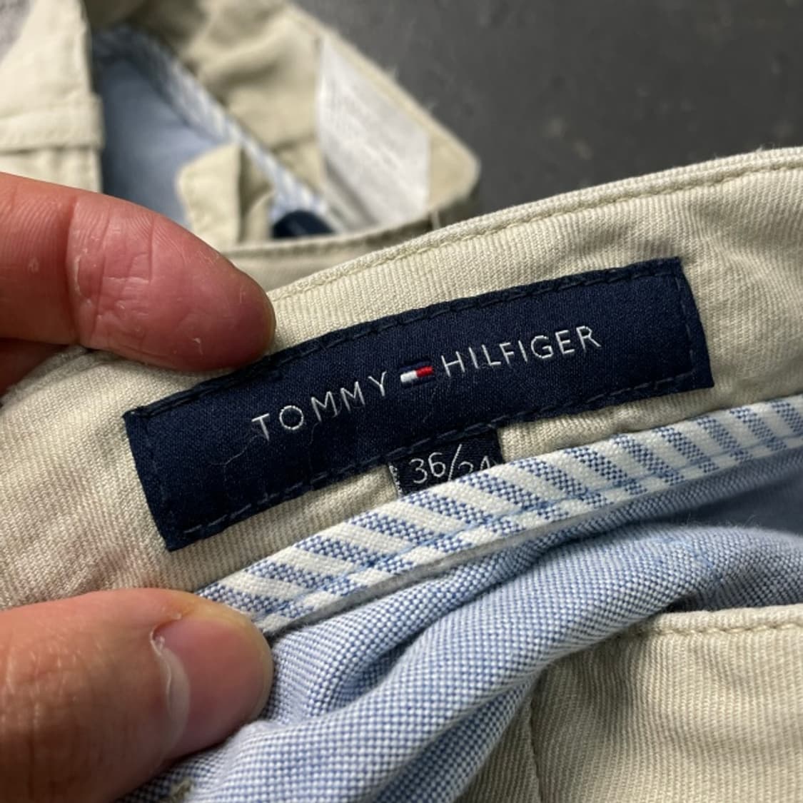 36 타미힐피거 린넨 치노팬츠 상품이미지4