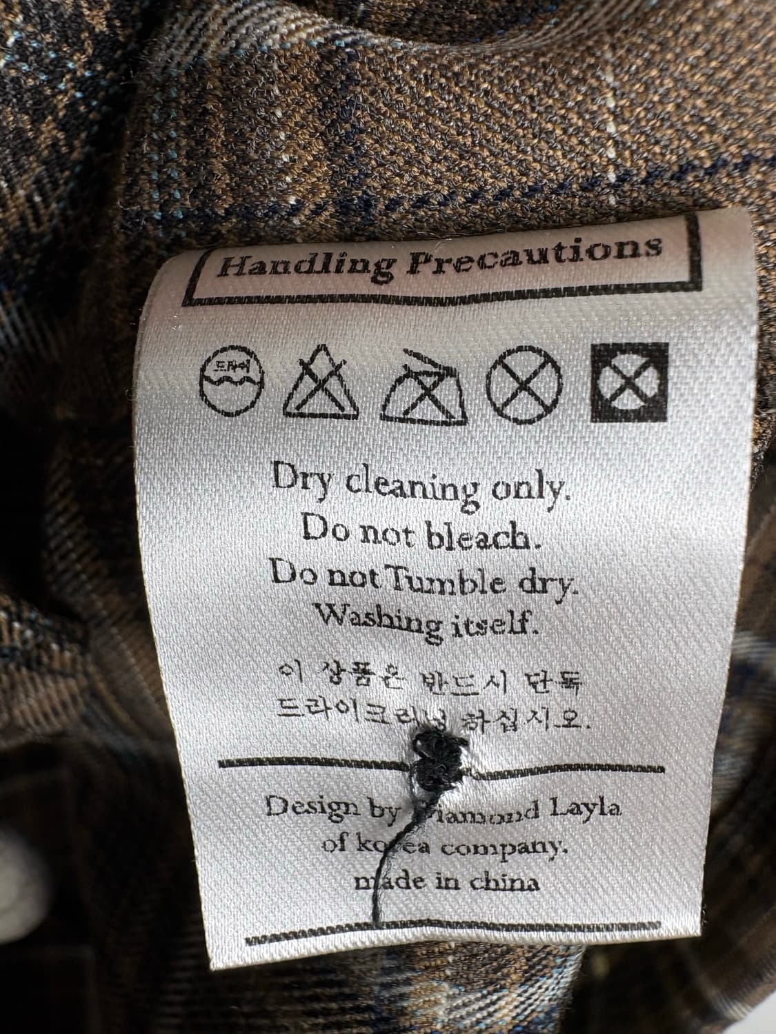 다이아몬드 레이라 체크 셔츠 상품이미지7