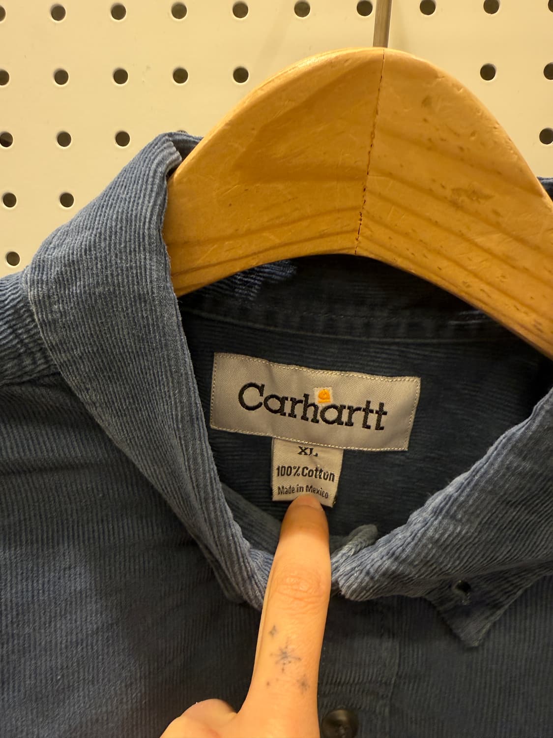 칼하트 코듀로이 원포켓 워크 셔츠  U11 상품이미지5