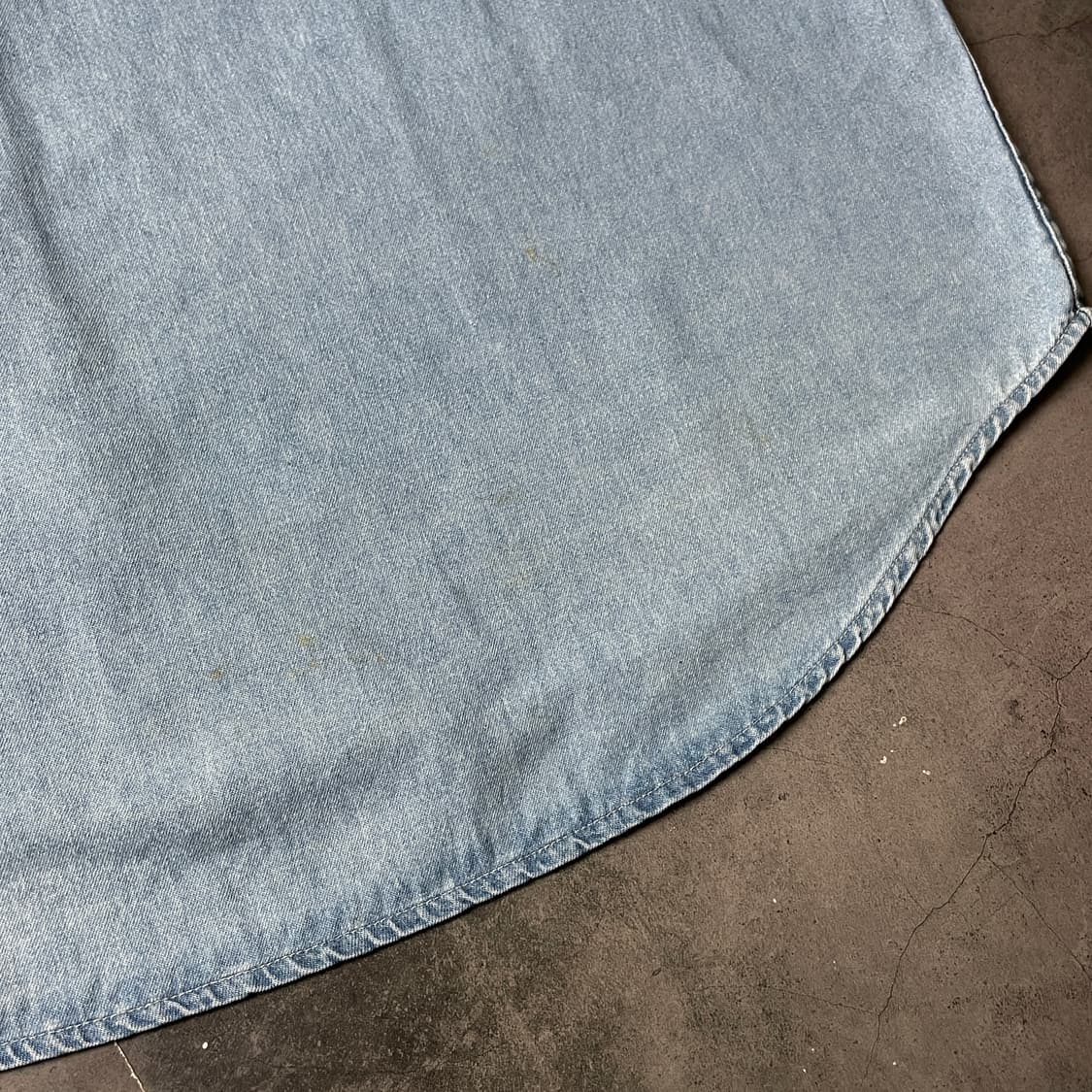 PORT AND COMPANY 빈티지 코튼 데님 셔츠 A00741 상품이미지9