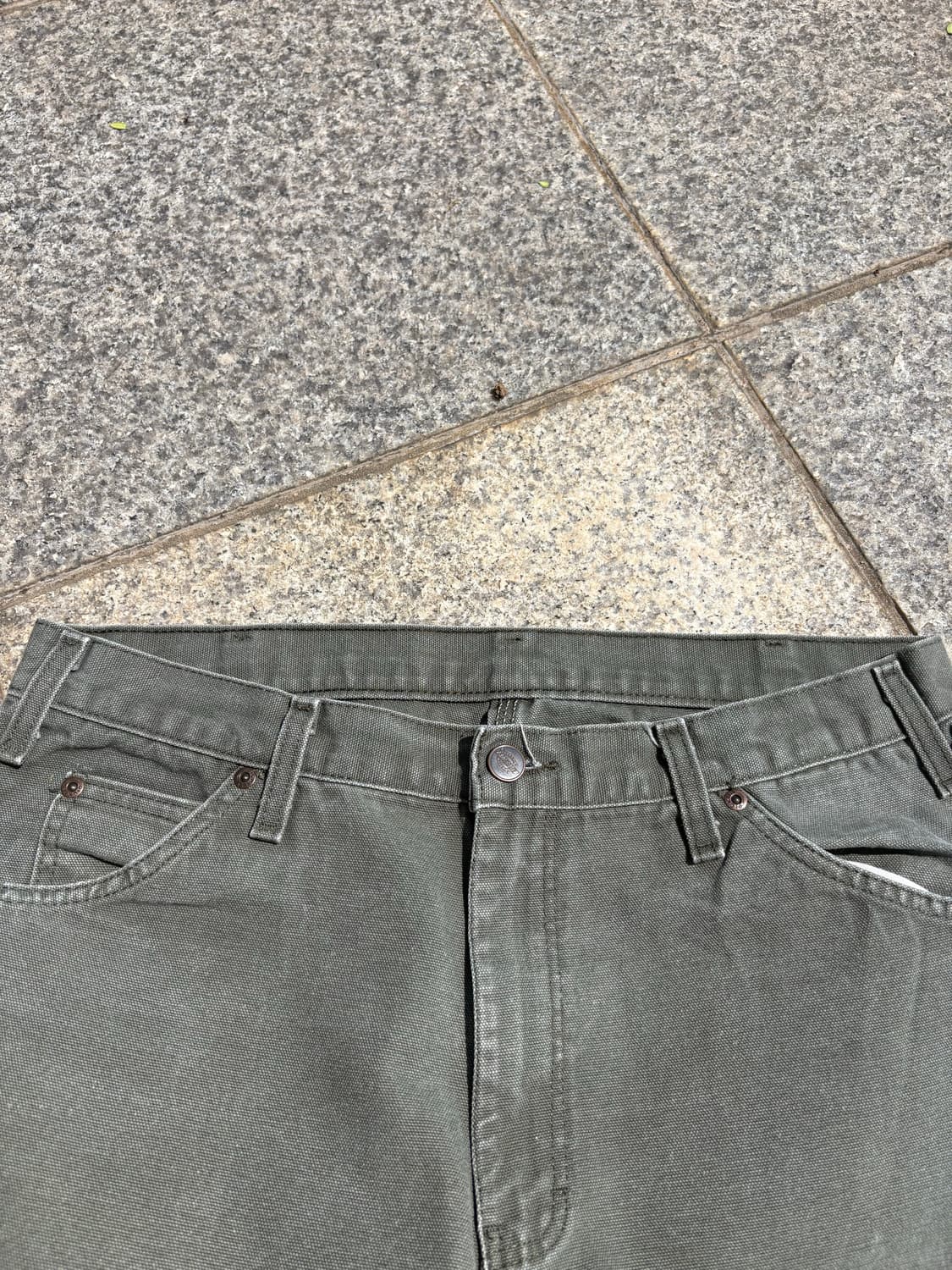 디키즈 싱글니 카펜터 모스그린 워크팬츠 상품이미지2