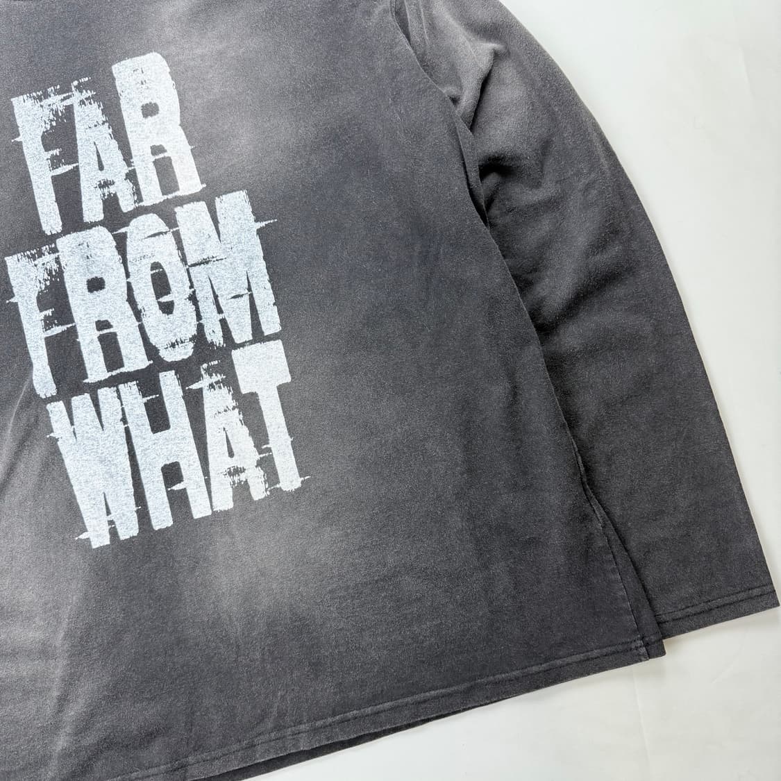 파프롬왓 워시드 로고 롱슬리브 상품이미지4