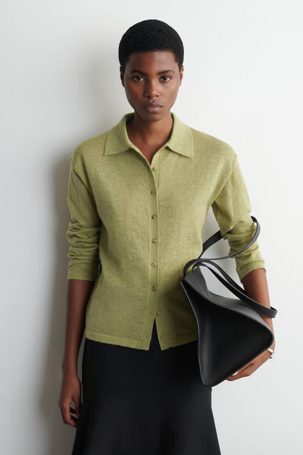 니트 모헤어 블렌드 셔츠 S사이즈 상품이미지1