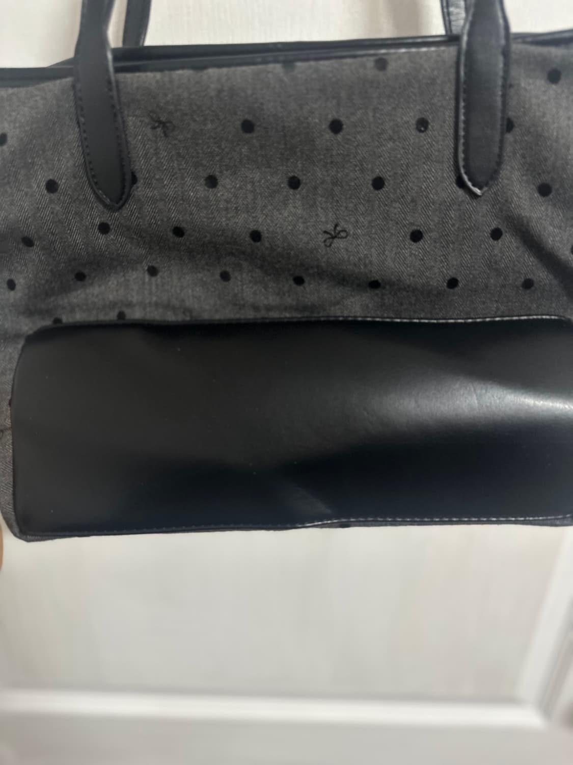 리본&도트무늬 숄더백 도쿄걸 모리걸 상품이미지4