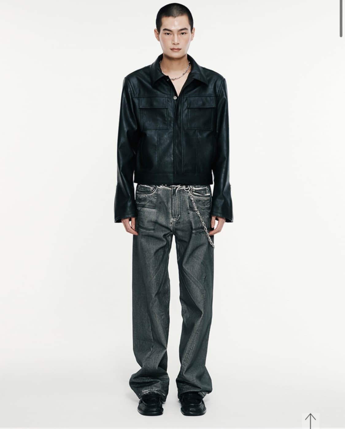 알렌느 레더자켓 상품이미지3