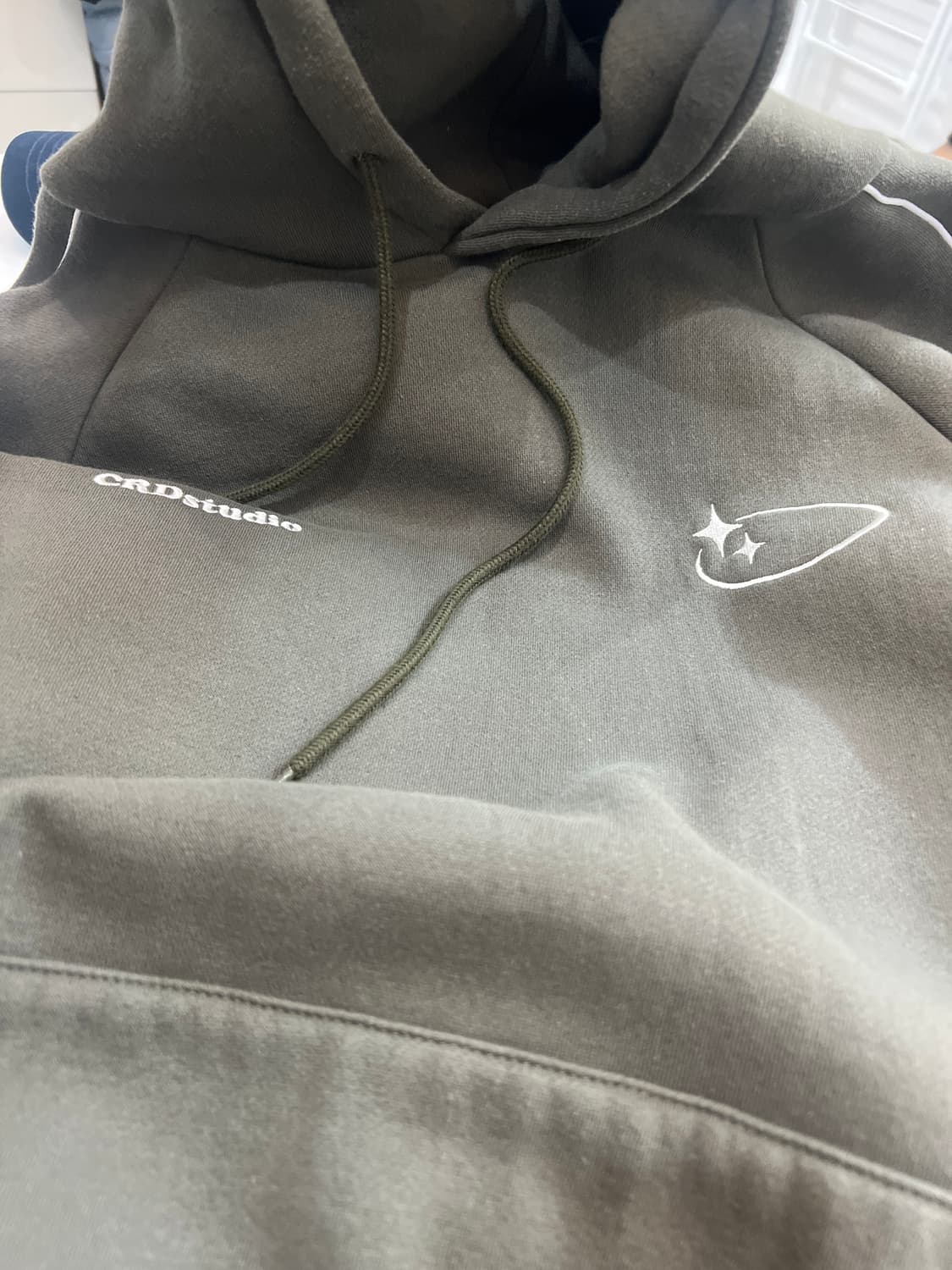 크로스드레슬리 기모후드티 상품이미지2