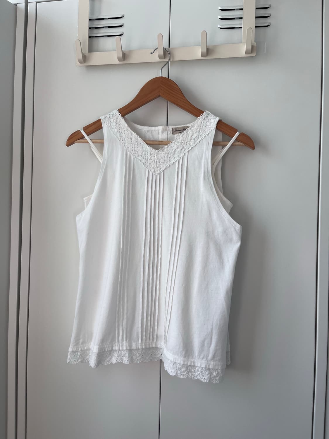 Samansa mos2 사만사모스 레이스 핀턱 주름 슬리브리스 상품이미지5