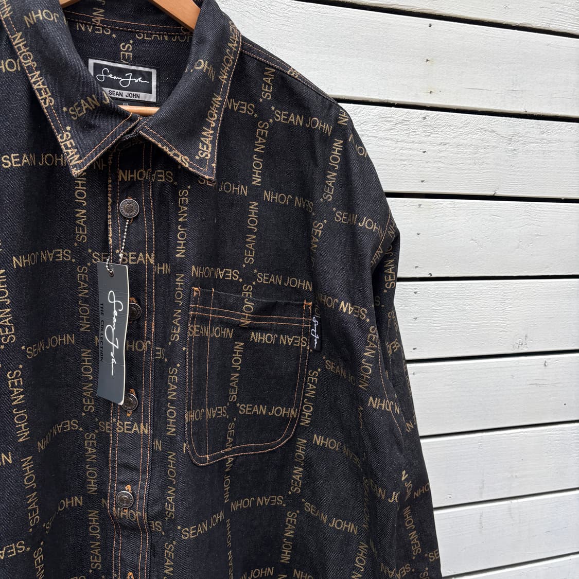 Sean John 션존 데님 셔츠 상품이미지3