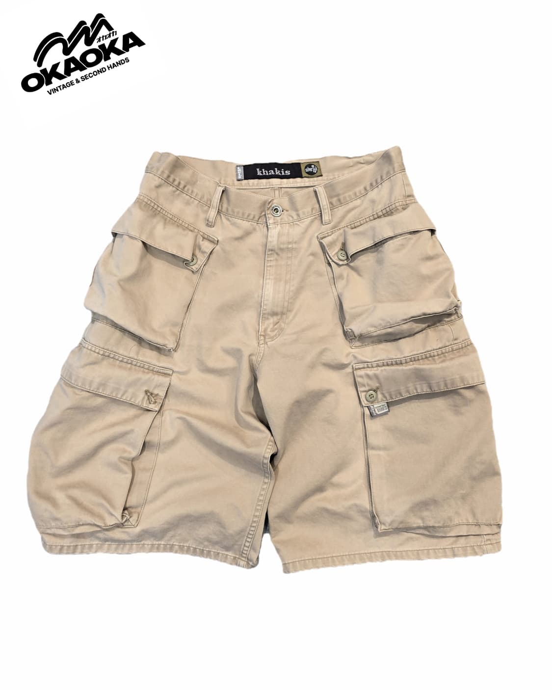 90's LEVI'S KHAKIS SILVER TAB  카고 버뮤다팬츠 상품이미지1