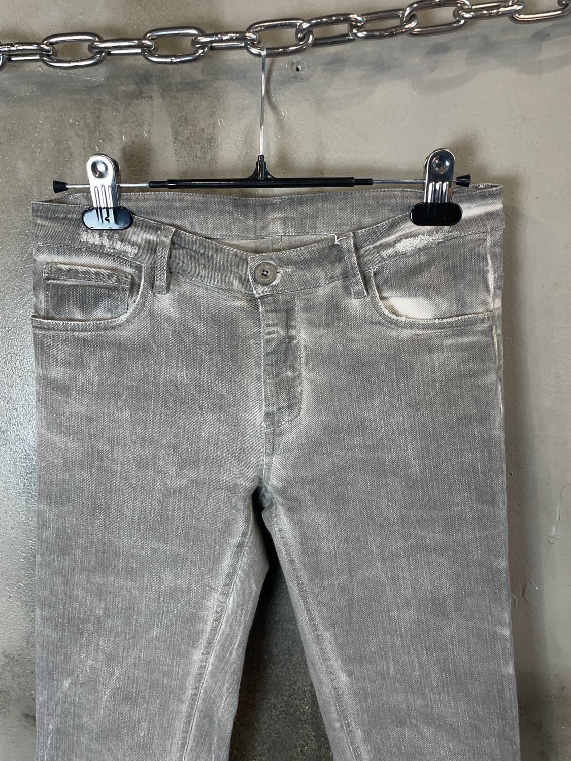 포엠 보헤미안 워시드 그레이 진 상품이미지3