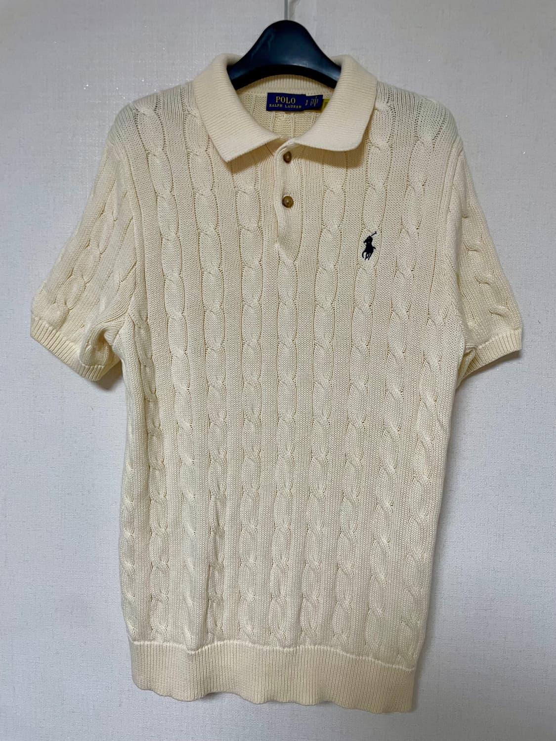 폴로 랄프로렌 케이블 니트 반팔 S 상품이미지1