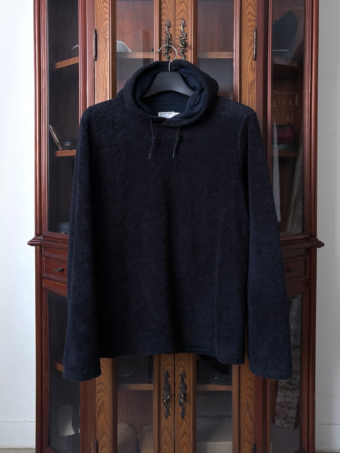 헬무트랭 아카이브 1998 본인기 텍스처 플리스 후디 상품이미지1