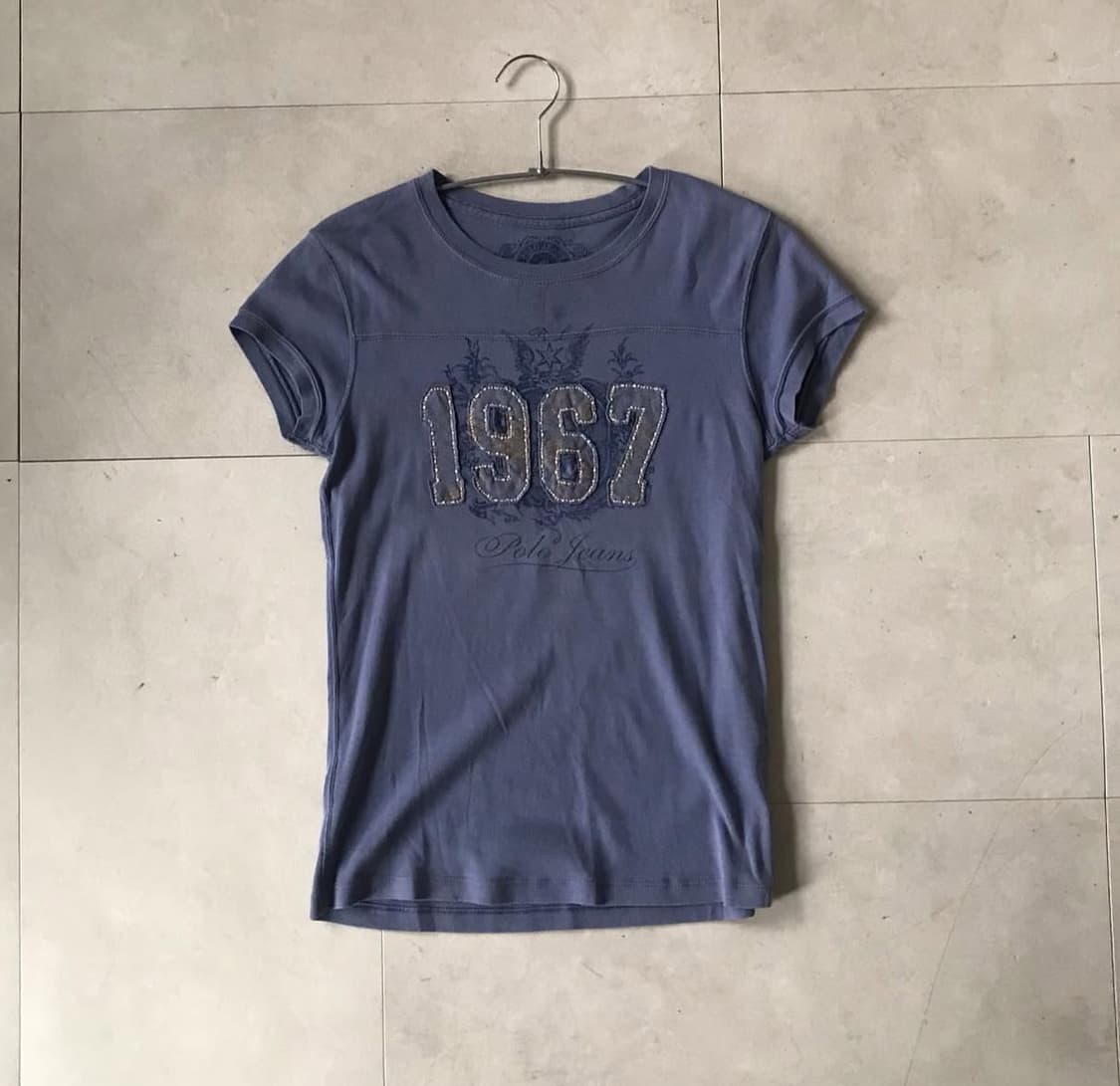 빈티지 폴로 대장 자수 반팔 프린팅 상품이미지6