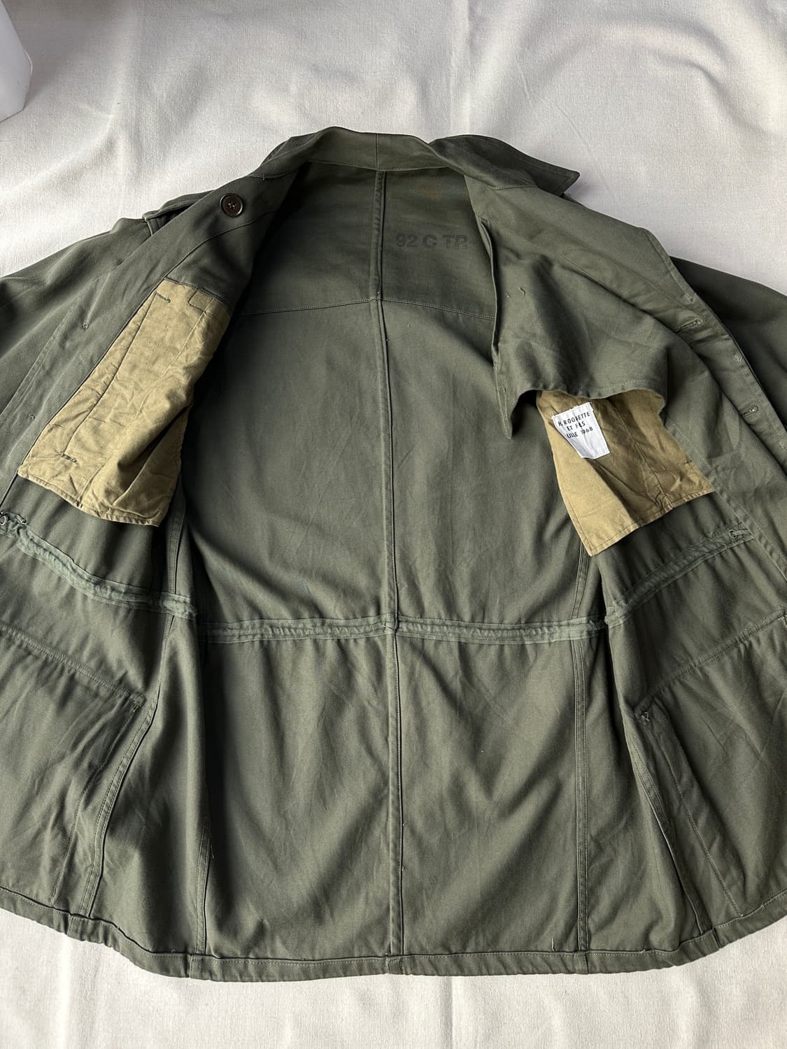 프랑스군 M64 야상 필드자켓 1968년 초기형 상품이미지4