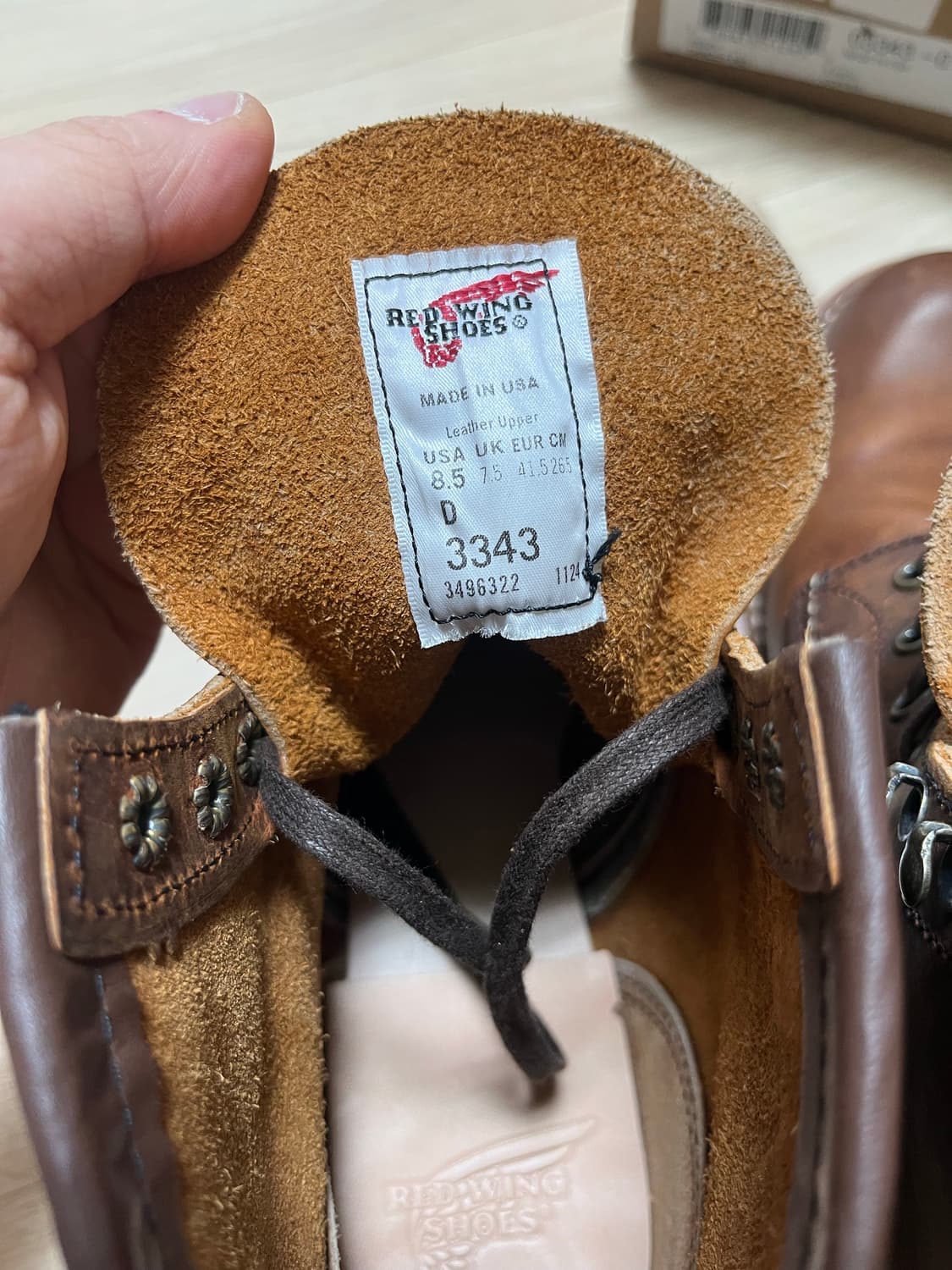 레드윙 블랙스미스 3343 카퍼 러프앤터프 8.5D(265mm) 상품이미지7