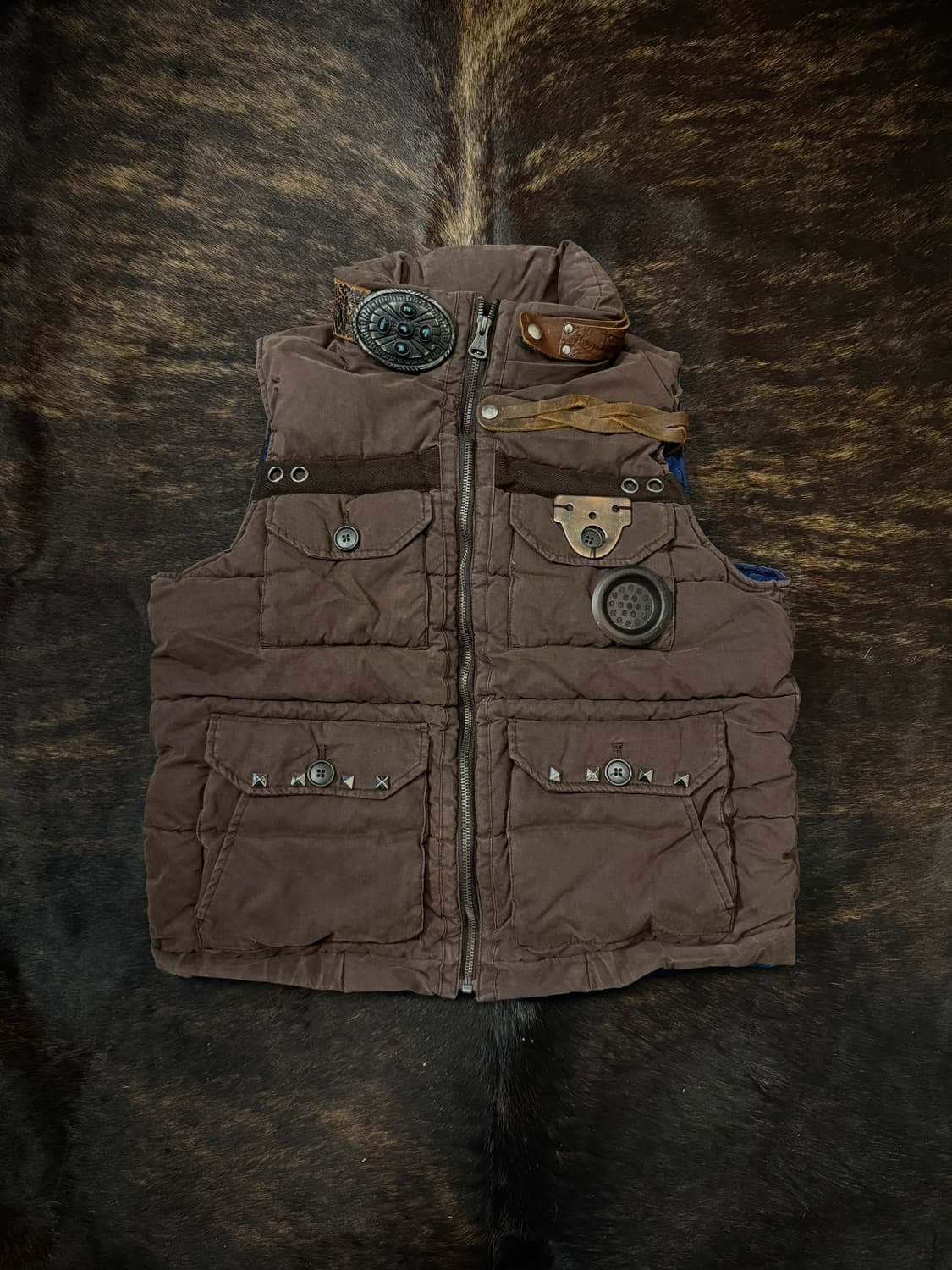 아포칼립스 디자인 패딩 베스트 상품이미지1