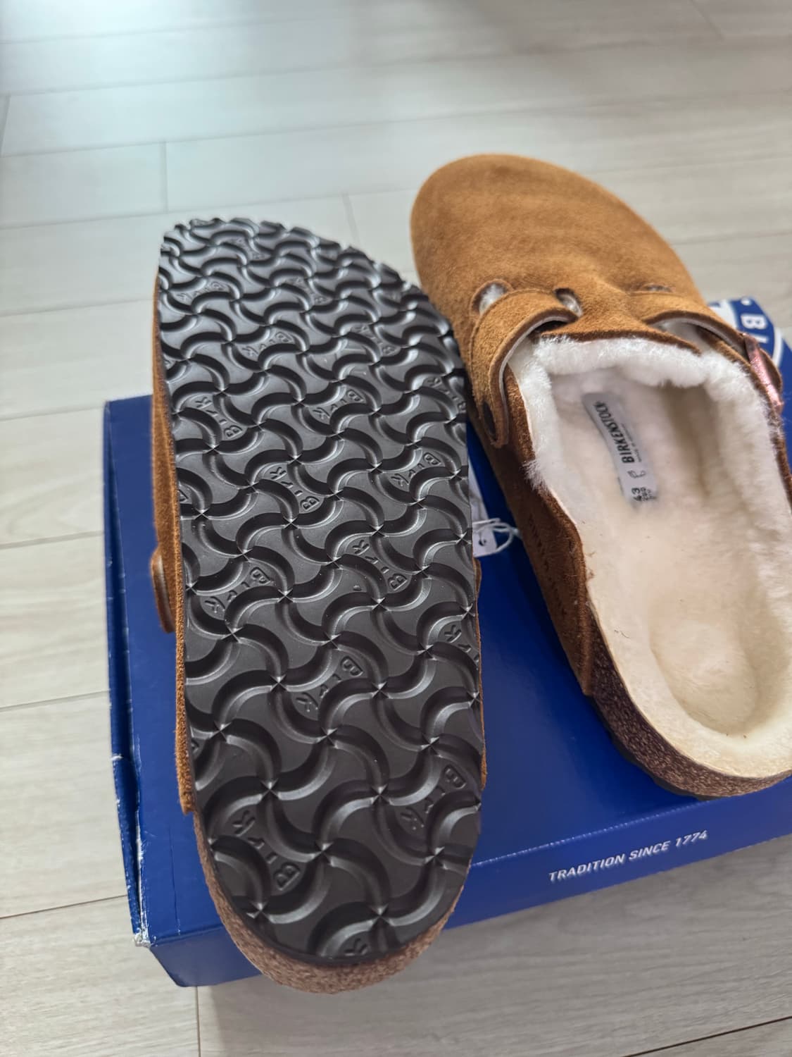 (새제품)버켄스탁 보스톤 시어링 밍크 컬러43( 280) 상품이미지5