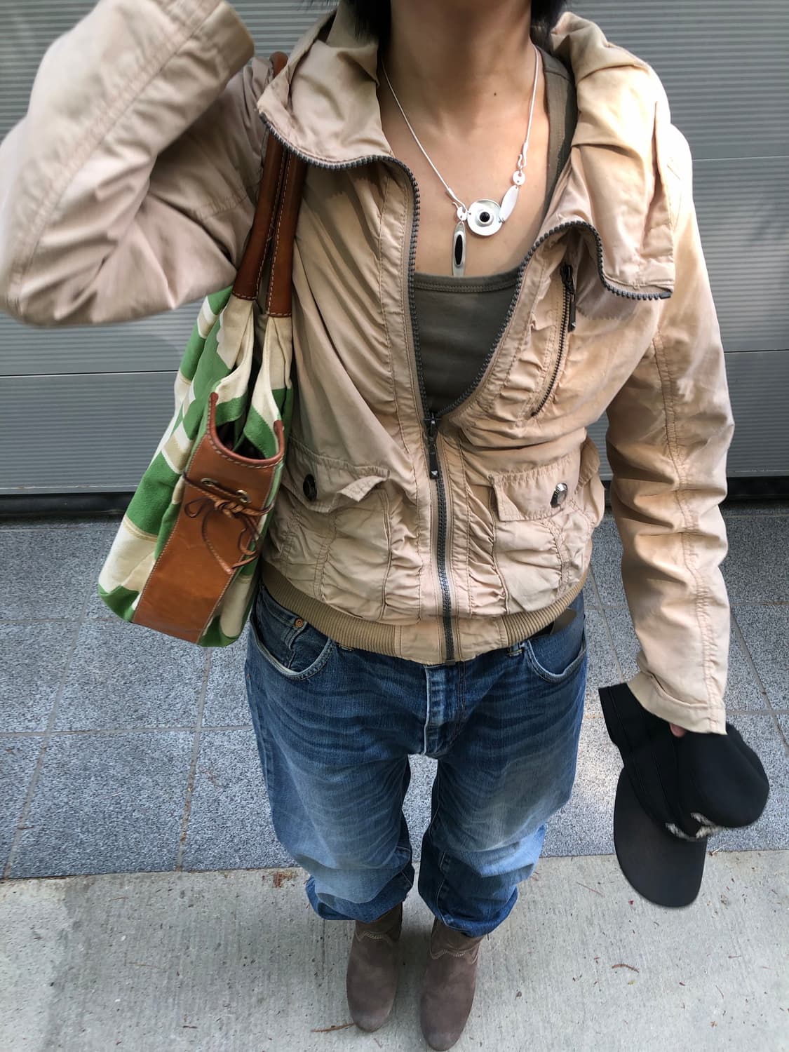 silver mixed pendant necklace 상품이미지4