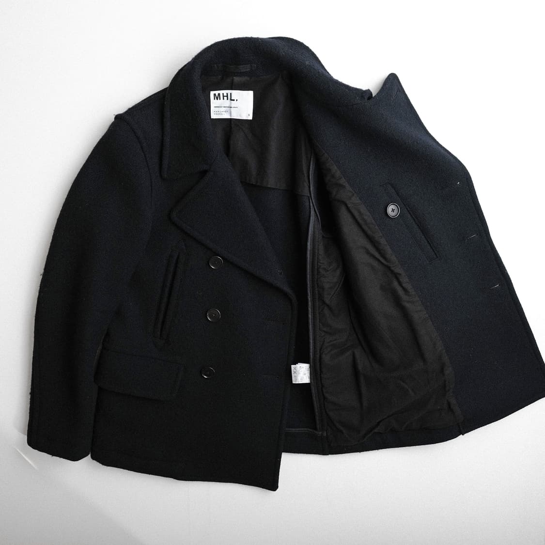MHL 울 피 코트 - 네이비 S 사이즈  ( 추천 44-55 ) 상품이미지4