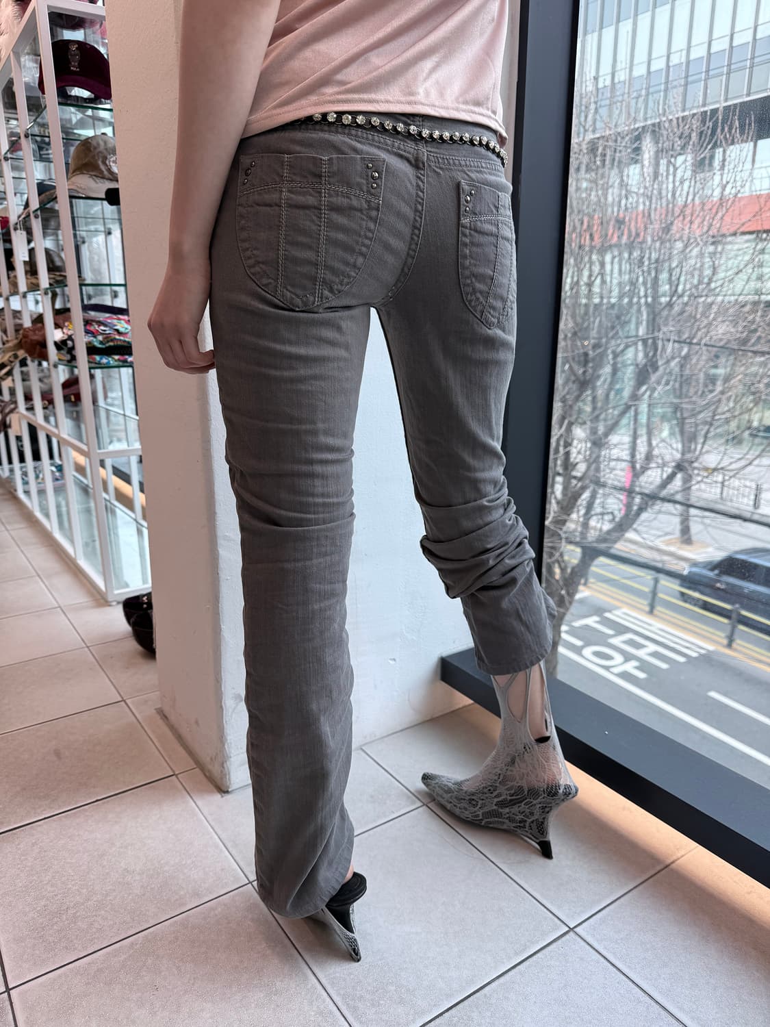 gray skinny jeans 상품이미지6