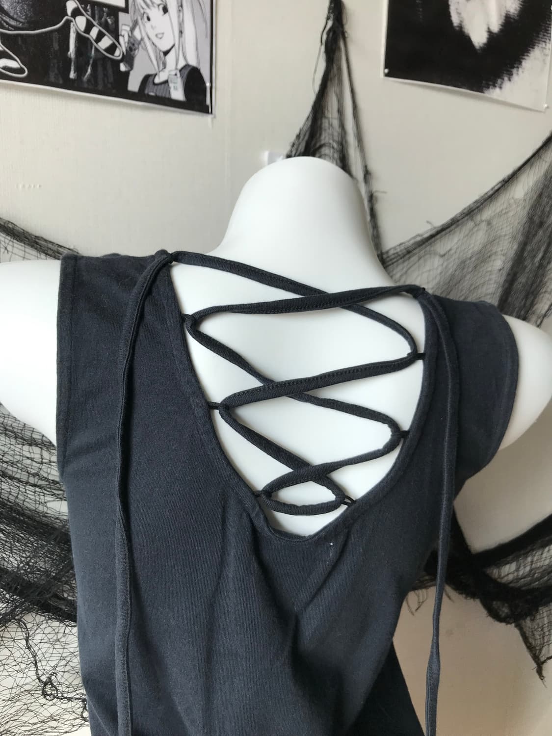 punk 00s mood printing sleeveless   상품이미지4