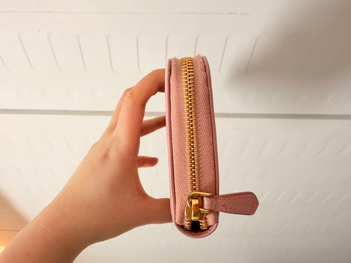 [정품] 프라다 사피아노 핑크 장지갑  상품이미지6