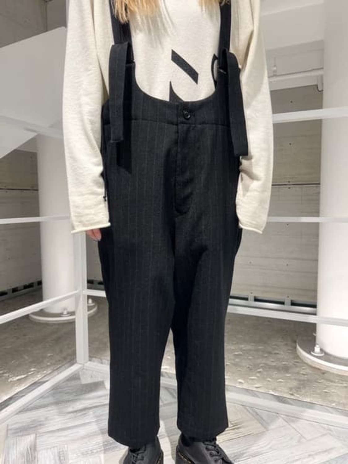 요지야마모토 Y's  울  서스펜더 팬츠 상품이미지4