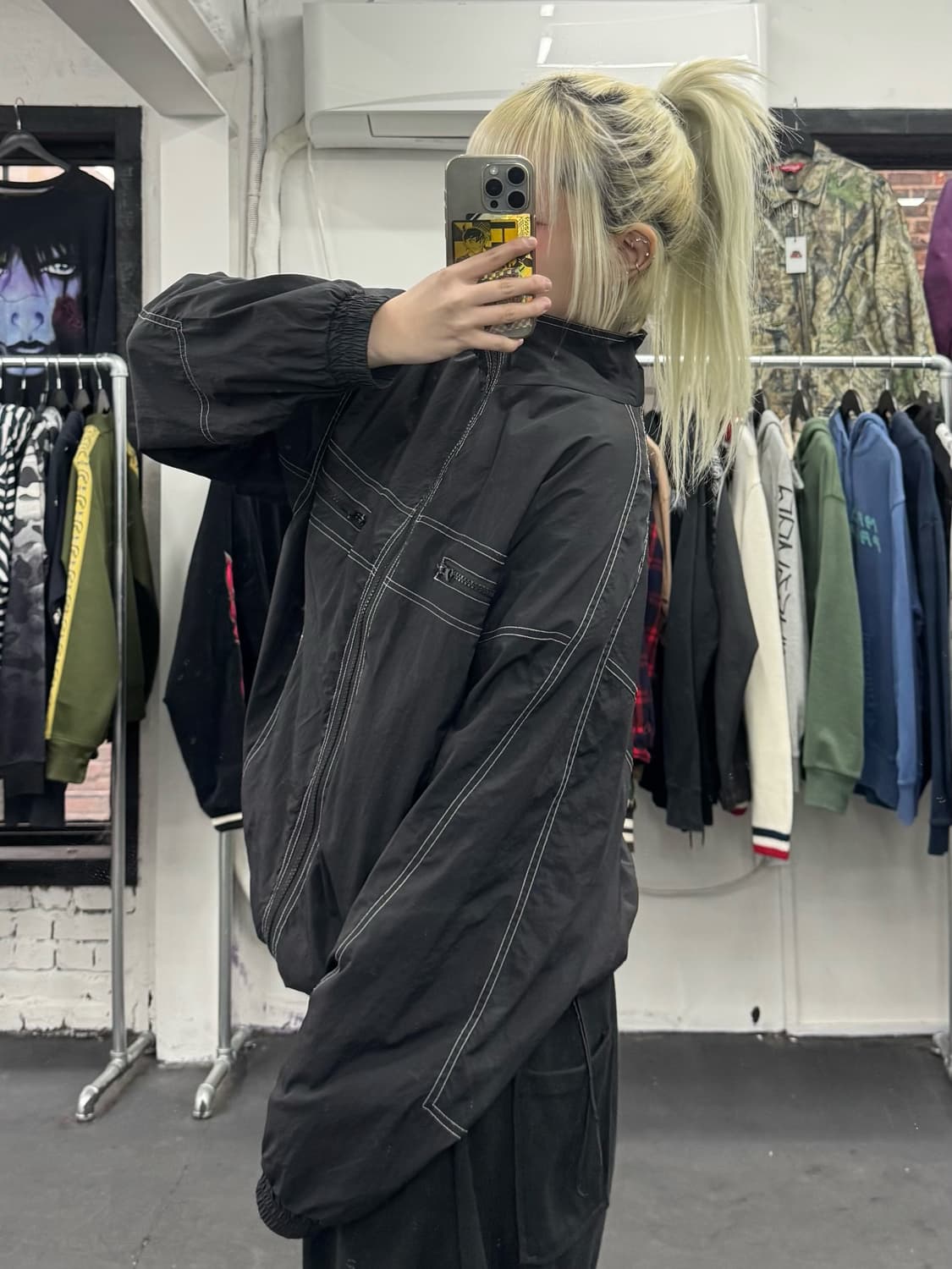 VTG 스티치 바람막이 상품이미지3