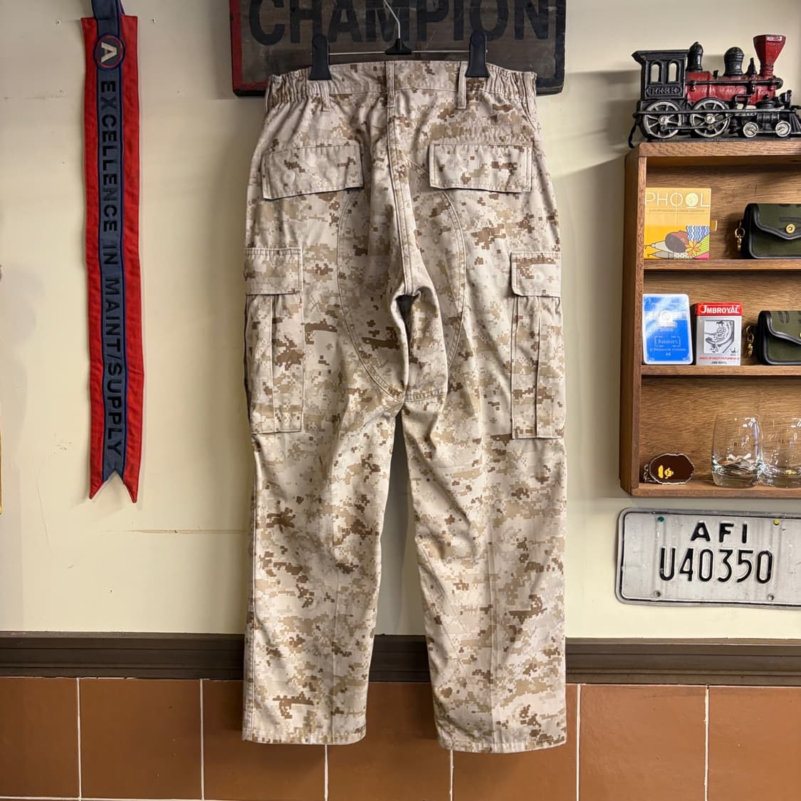 미해병대 오리지널 USMC 데저트 MARPAT 전투복 팬츠 M-R 상품이미지6