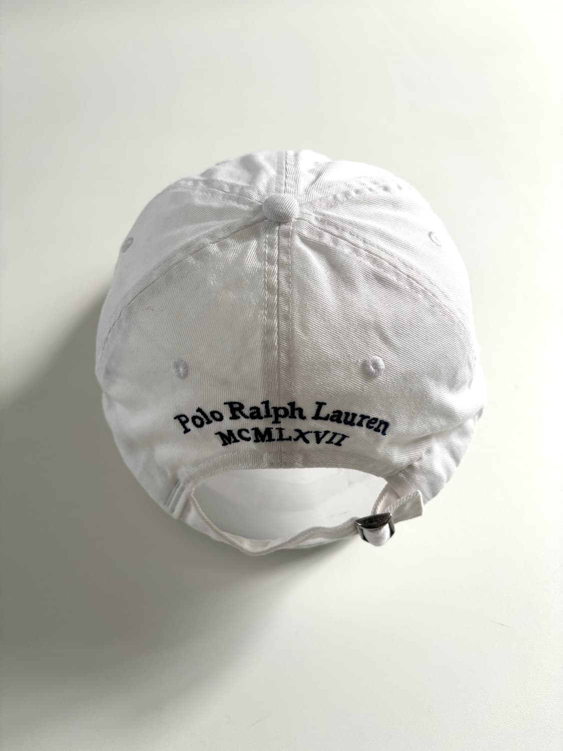 Polo 폴로 랄프로렌 신형 빅포니 화이트 볼캡 상품이미지3