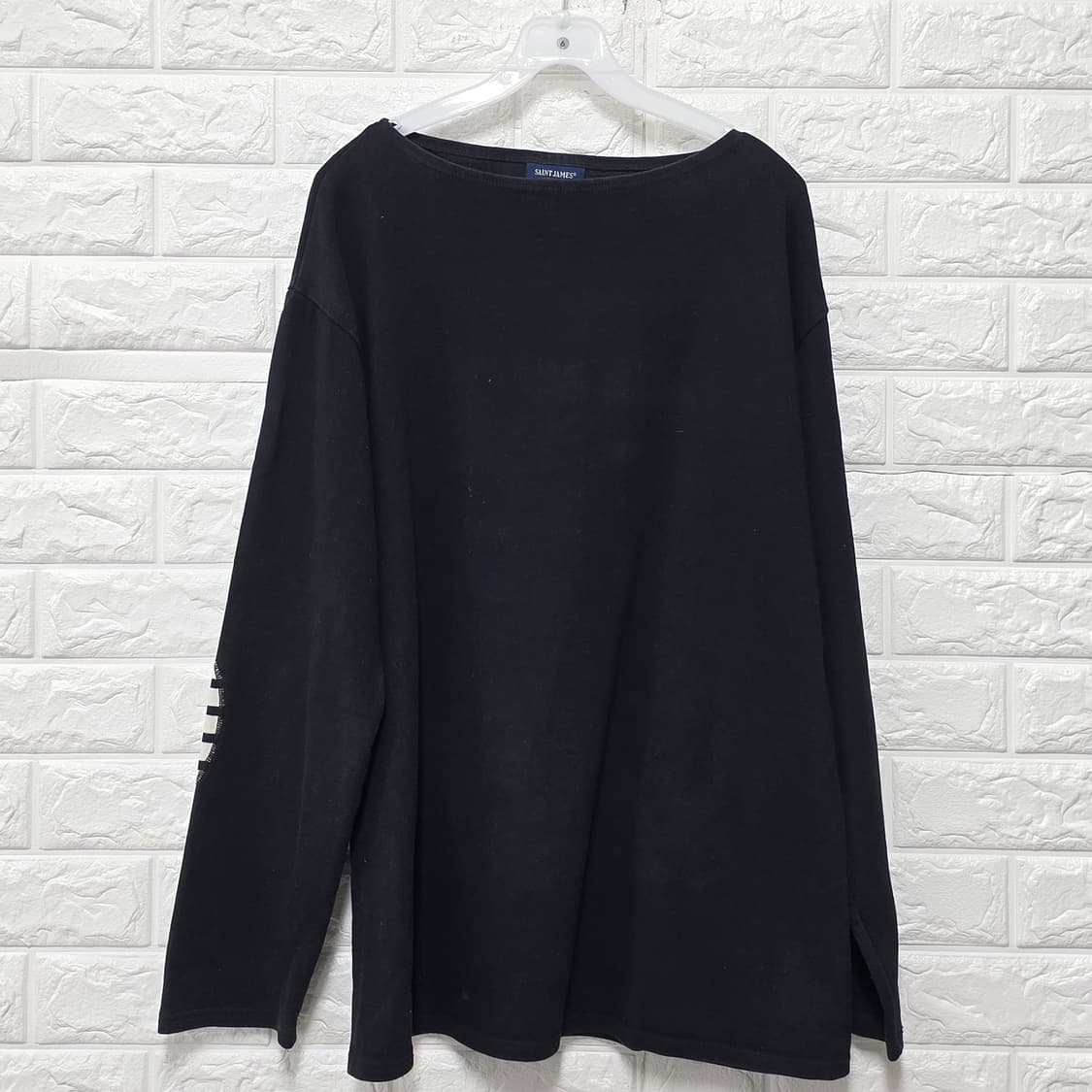 택포) 세인트제임스 블랙 긴팔 티셔츠 L efd 상품이미지1