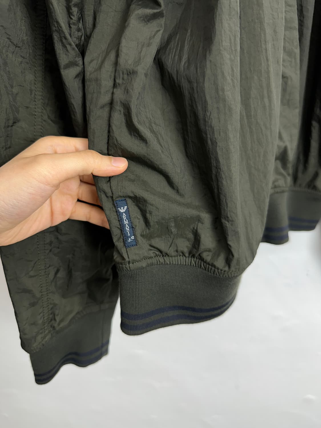 Armani Jeans Khaki Tech Stretch Zip Jack 상품이미지8