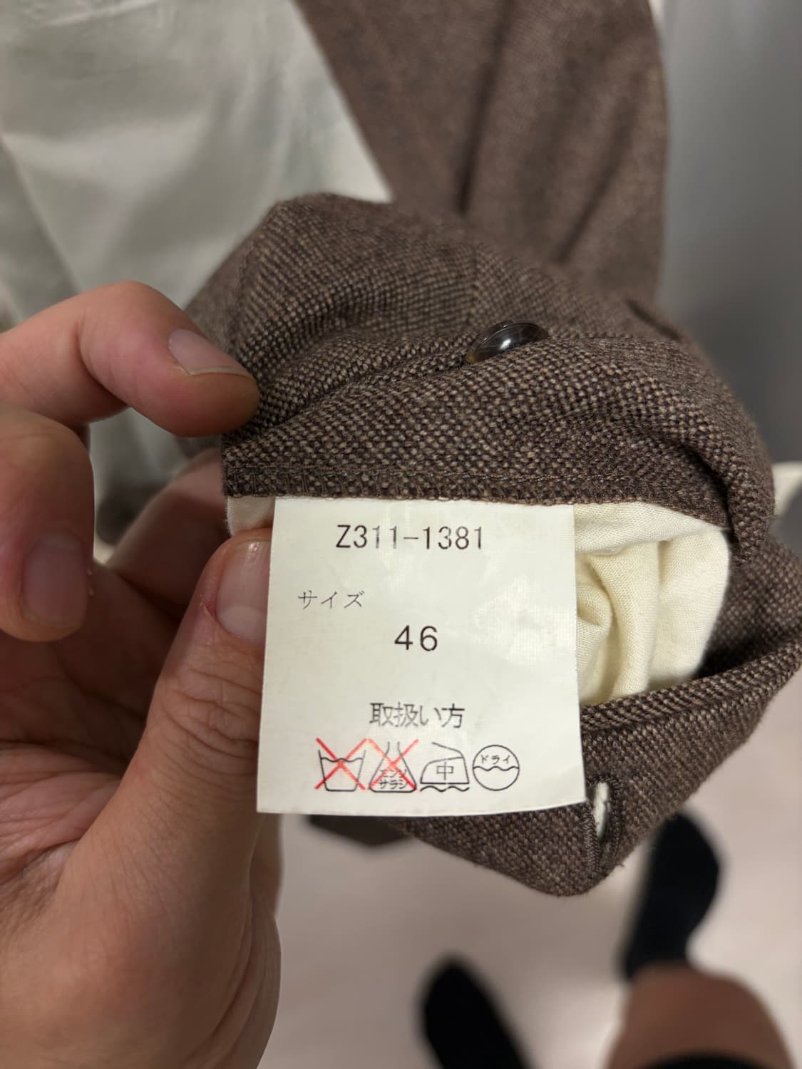 이태리 폴리카르포 원단 일본 cosi fan tutte 겨울 정장 (46 상품이미지10