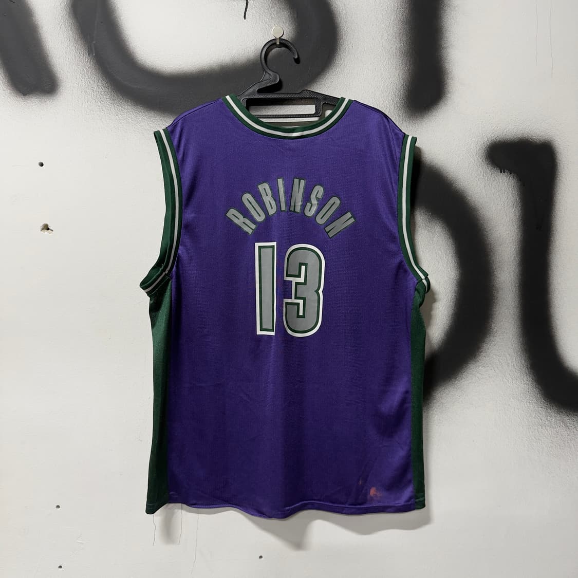 NBA x Champion 밀워키 벅스 던컨 로빈슨 마킹 바스켓볼 나시 상품이미지2