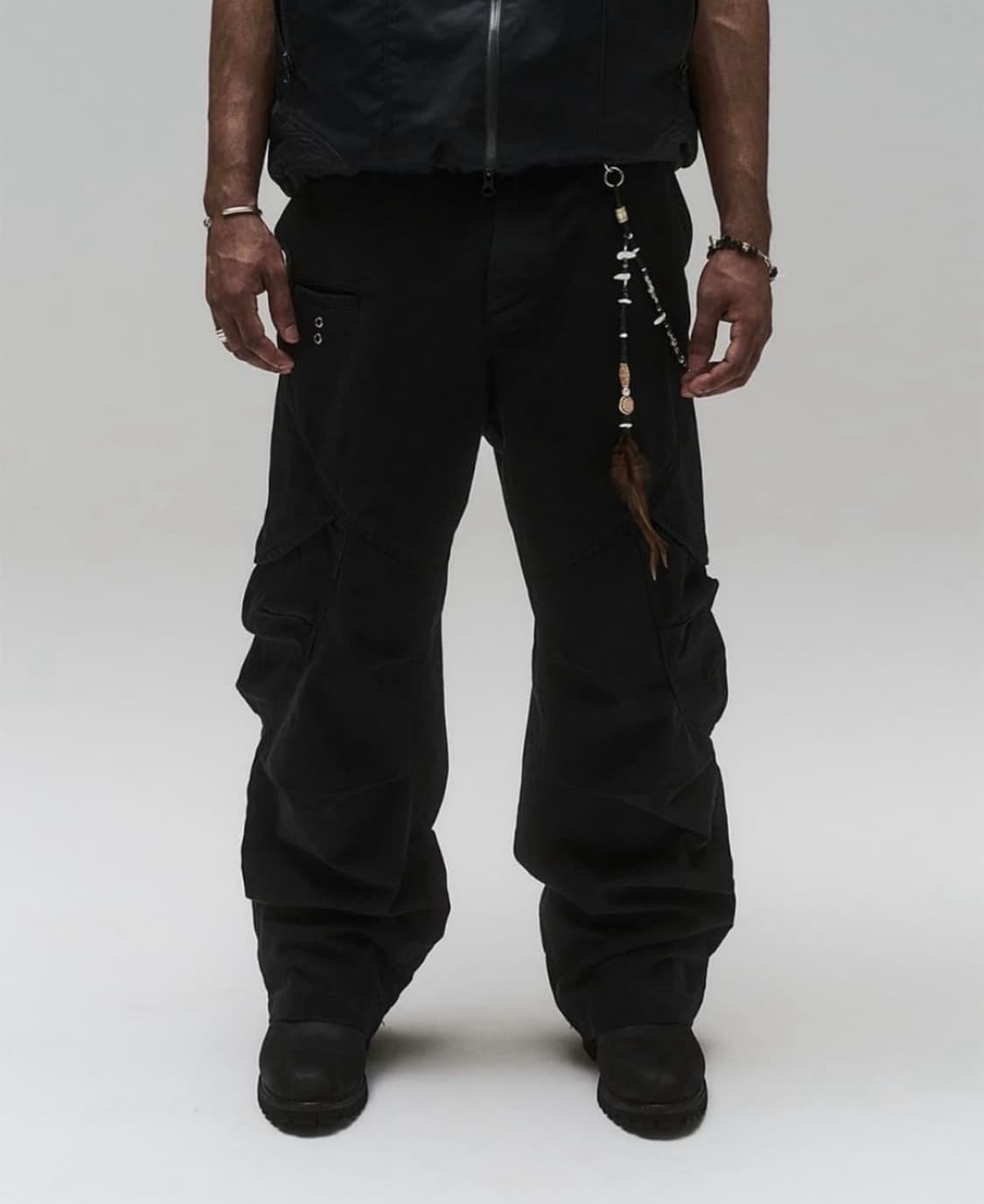 이그노타 코어 5 워시드 카고 팬츠 블랙 S 상품이미지1