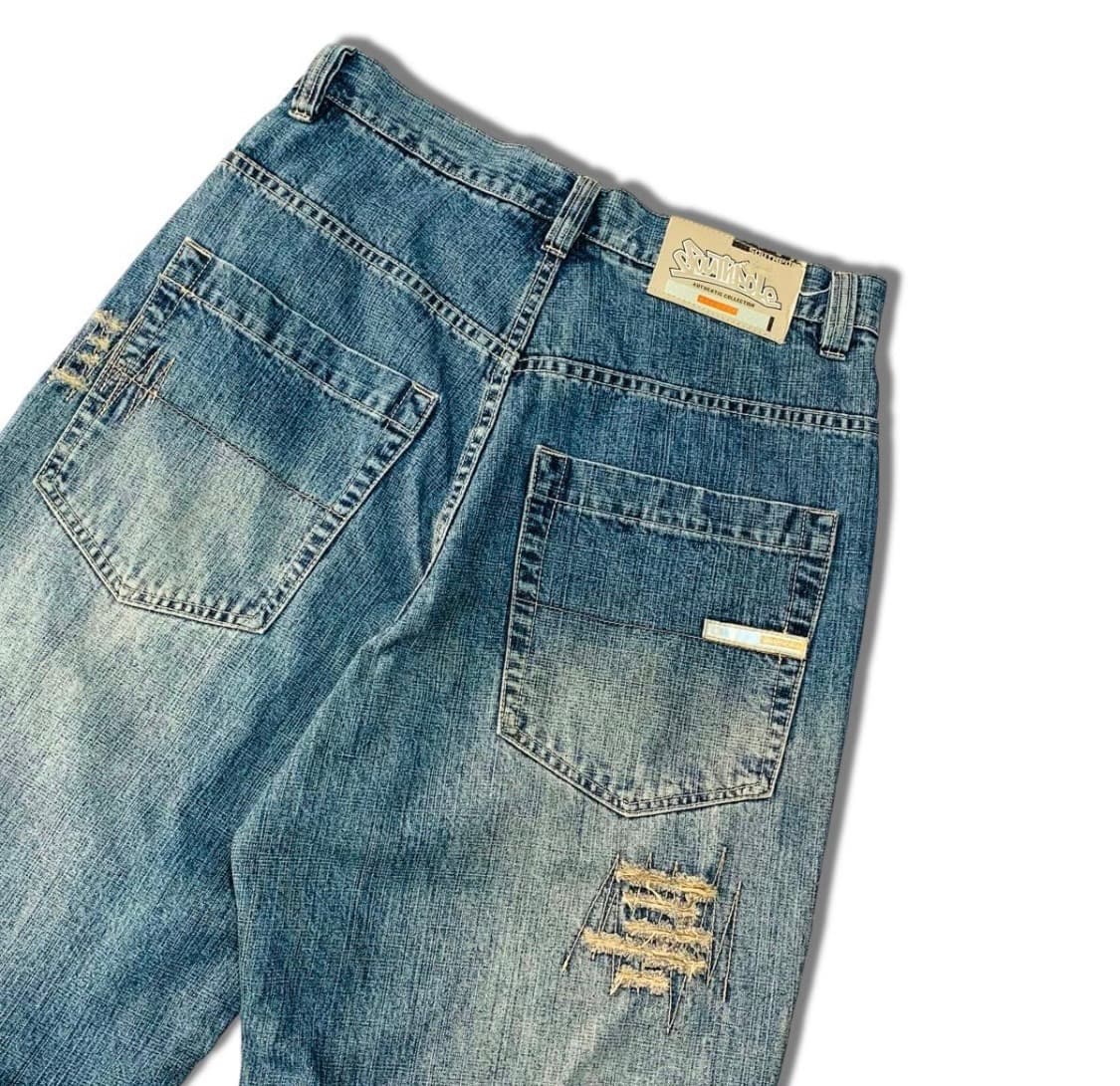 SOUTHPOLE 사우스폴 올드스쿨 데미지 데님 상품이미지7